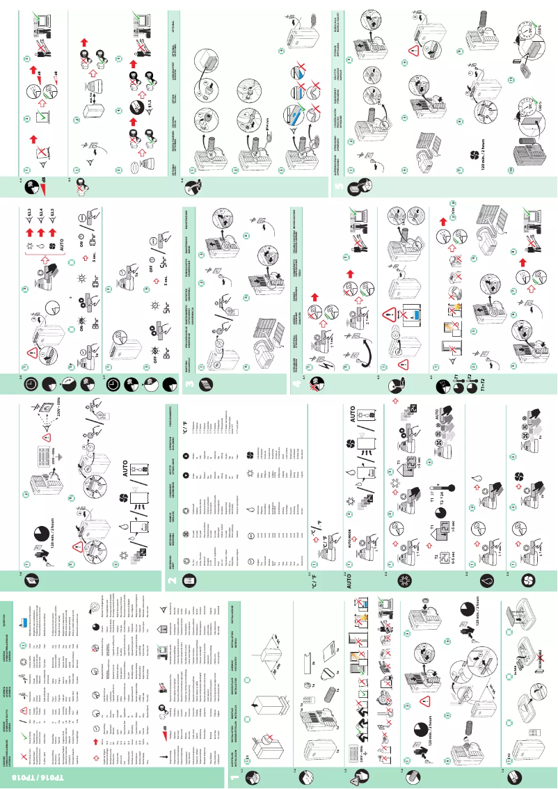 Imagen de la primera página del manual del dispositivo TP 016