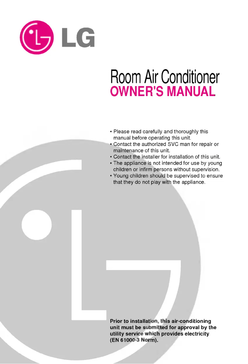 Imagen de la primera página del manual del dispositivo LS-K1863DL