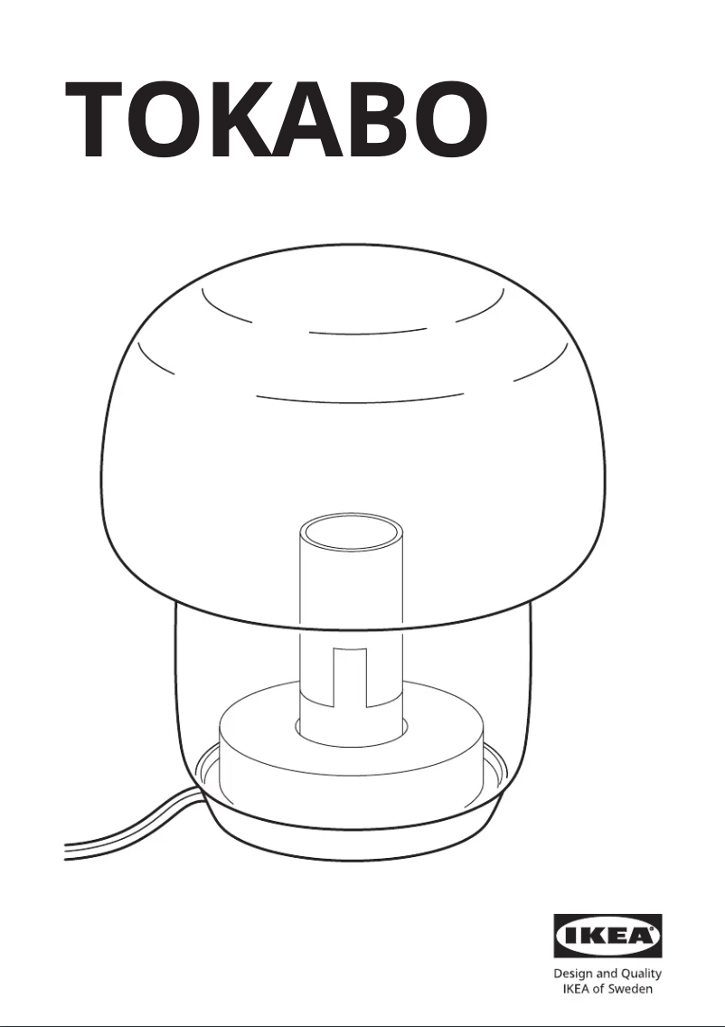Imagen de la primera página del manual del dispositivo TOKABO 403.579.98