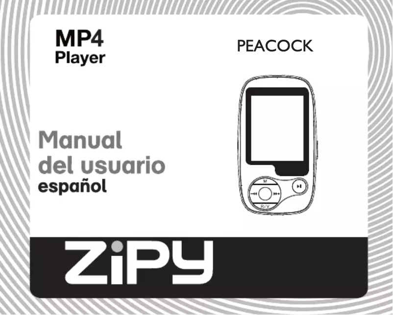 Página 1 del manual Manual de usuario Zipy Peacock