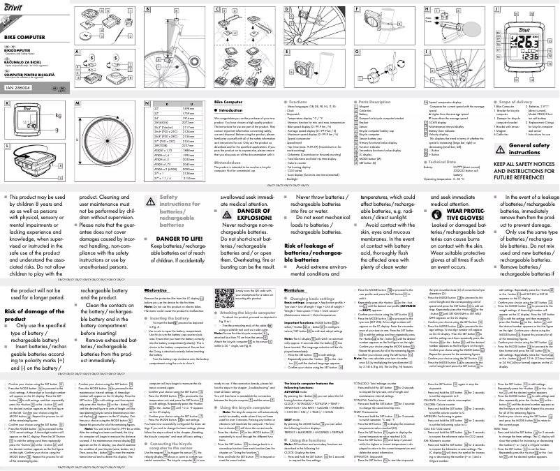 Página 1 del manual Manual de usuario Crivit IAN 286004