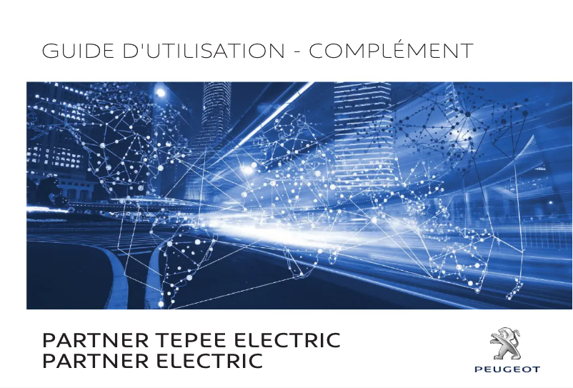 Página 1 del manual Manual de usuario Peugeot Partner Electric (2017)