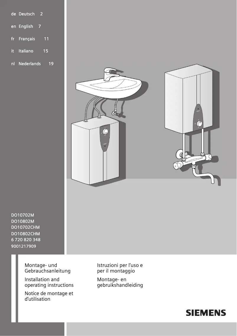 Imagen de la primera página del manual del dispositivo DO10802M