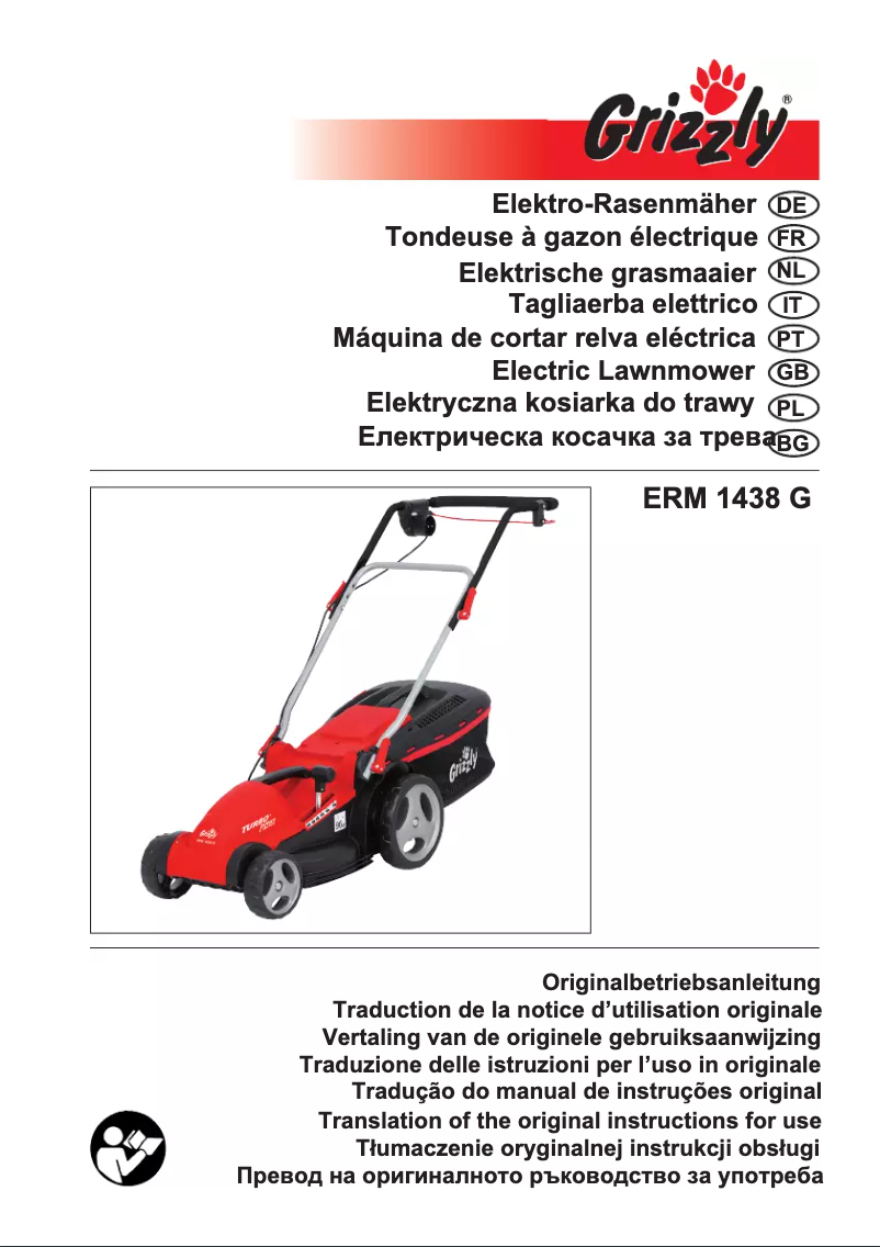 Página nº 1 - Manual de usuario Grizzly ERM 1438 G