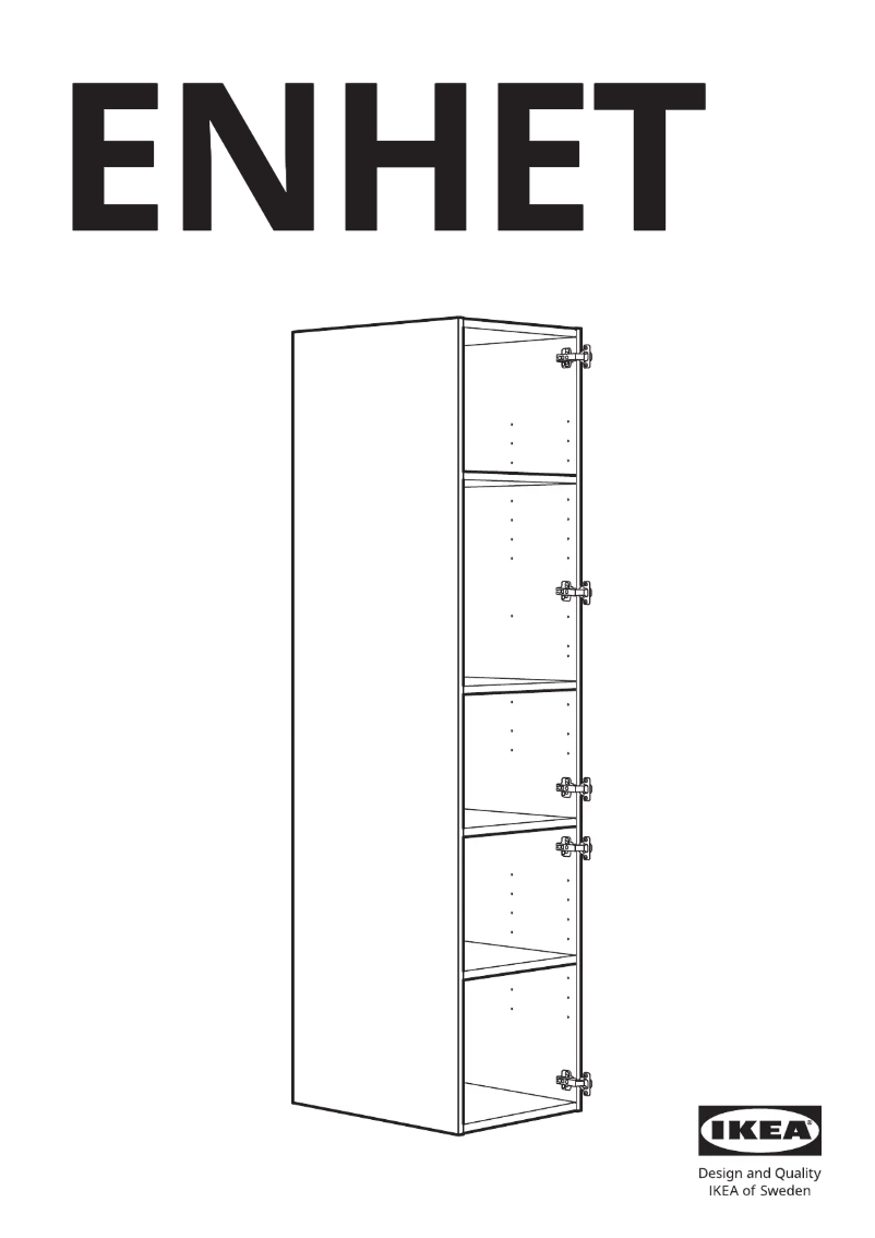 Página 1 del manual Manual de usuario Ikea ENHET 905.261.02
