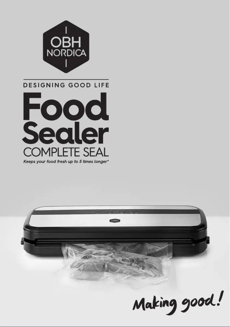 Página nº 1 - Manual de usuario OBH Nordica Complete Seal 7938