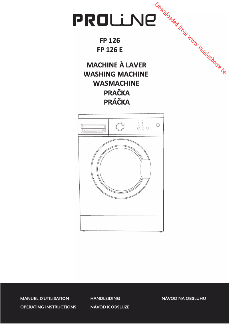 Página 1 del manual Manual de usuario Proline FP 126