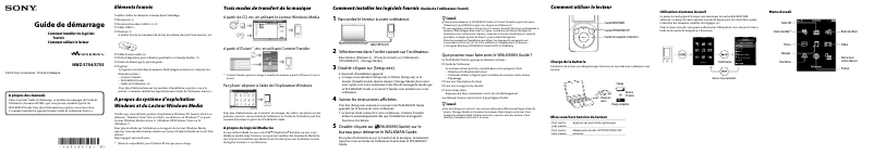 Imagen de la primera página del manual del dispositivo NWZ-S754
