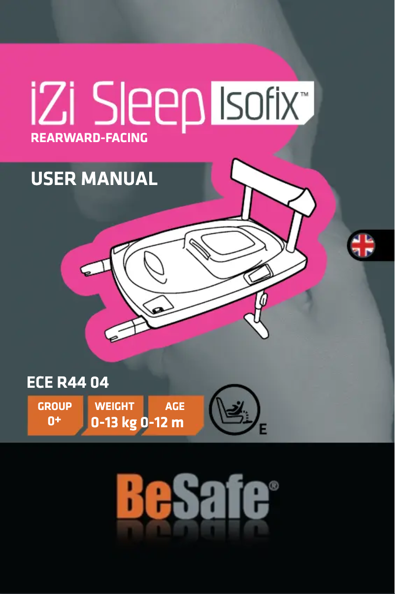 Imagen de la primera página del manual del dispositivo IZi Sleep ISOfix