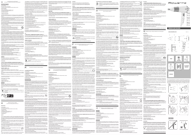 Imagen de la primera página del manual del dispositivo Premium Care Pro CV7460