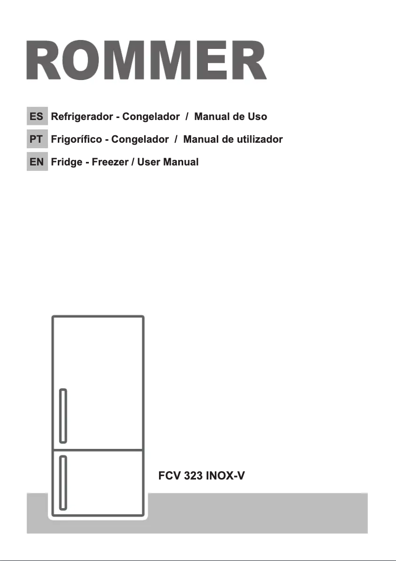 Página 1 del manual Manual de usuario Rommer FCV 323 INOX-V