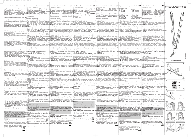 Imagen de la primera página del manual del dispositivo CF7150 Digital Attitude