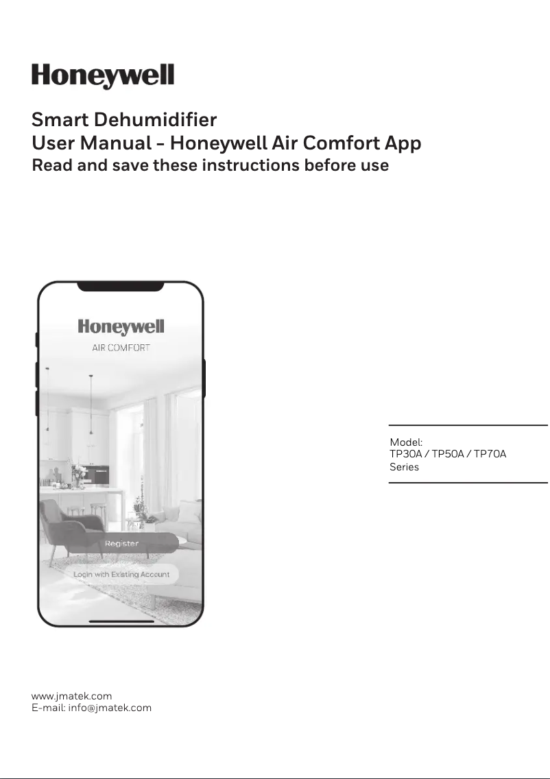 Página nº 1 - Manual de usuario Honeywell TP30A