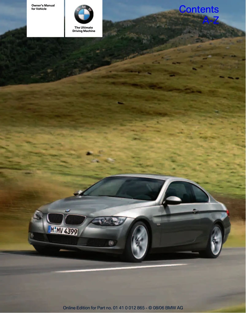 Página 1 del manual Manual de usuario BMW 328xi (2007)