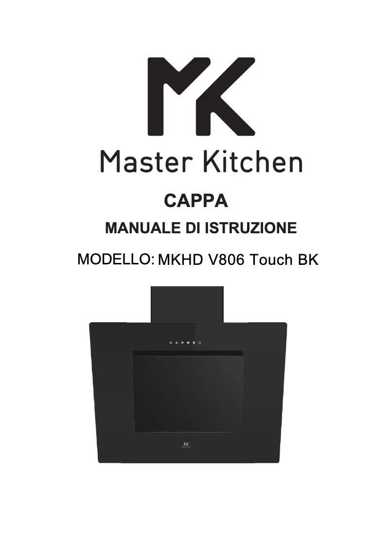 Página 1 del manual Manual de usuario Master Kitchen MKHD V806 TOUCH BK