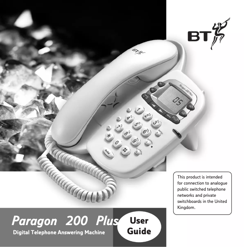 Imagen de la primera página del manual del dispositivo Paragon 200 Plus