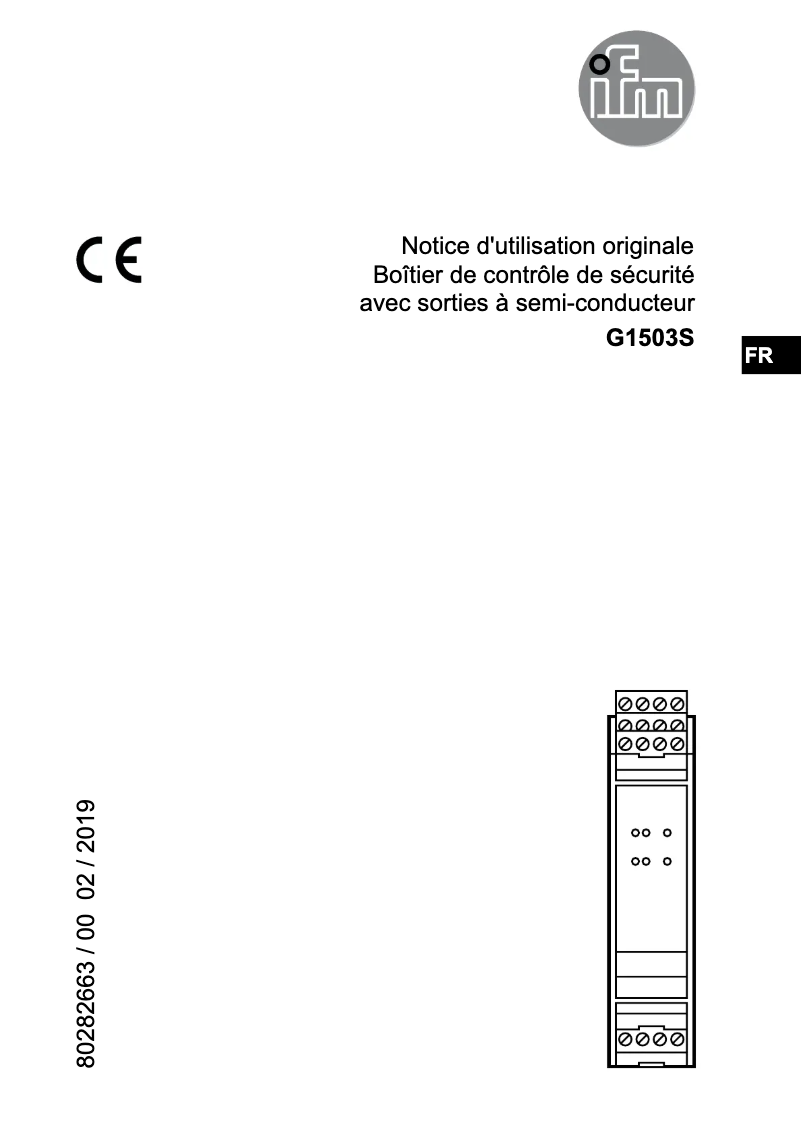 Imagen de la primera página del manual del dispositivo G1503S