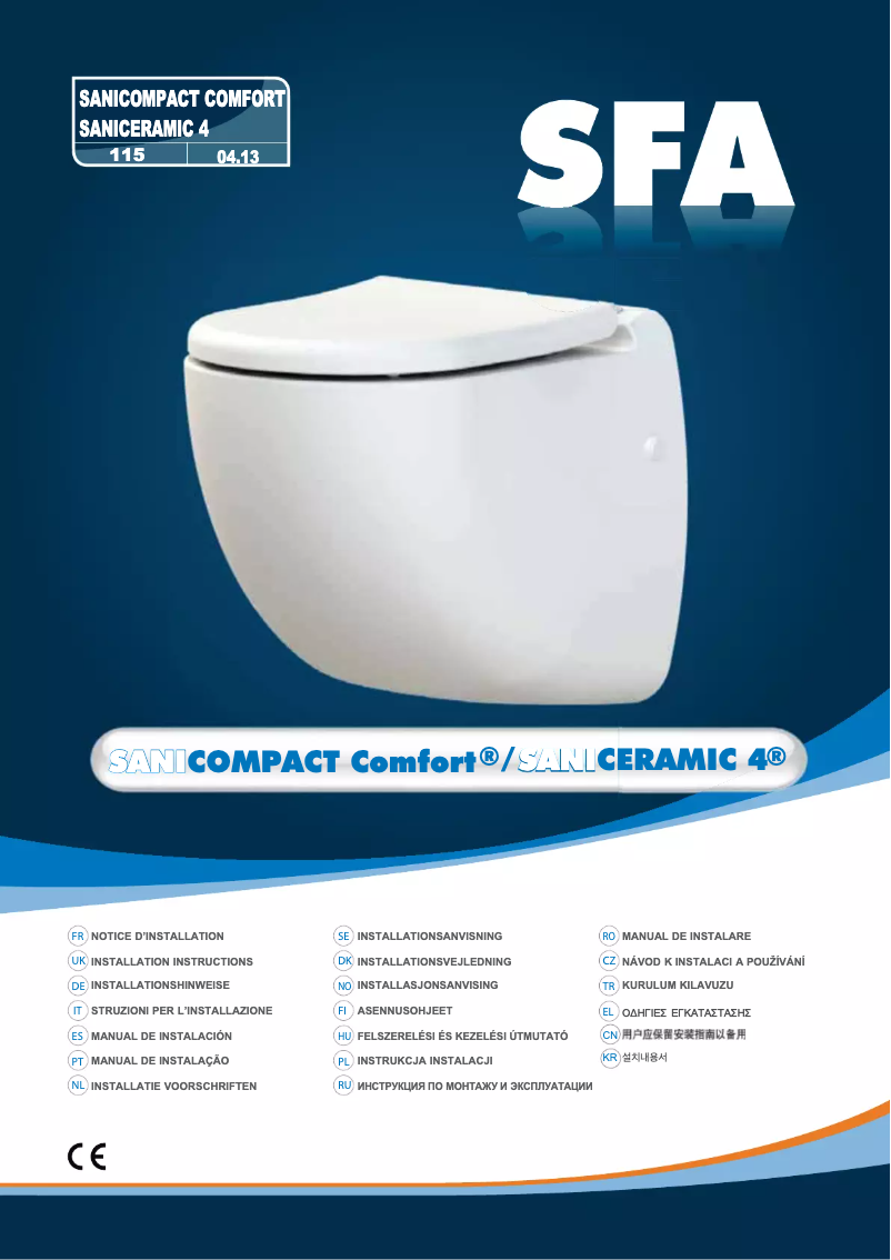 Página 1 del manual Manual de usuario Sanibroyeur Sanicompact Comfort ECO Plus