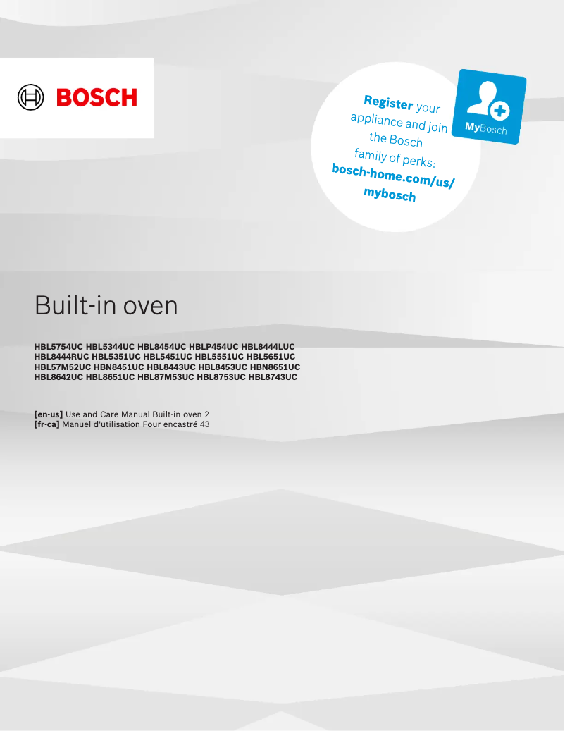 Página nº 1 - Manual de usuario Bosch HBLP651LUC