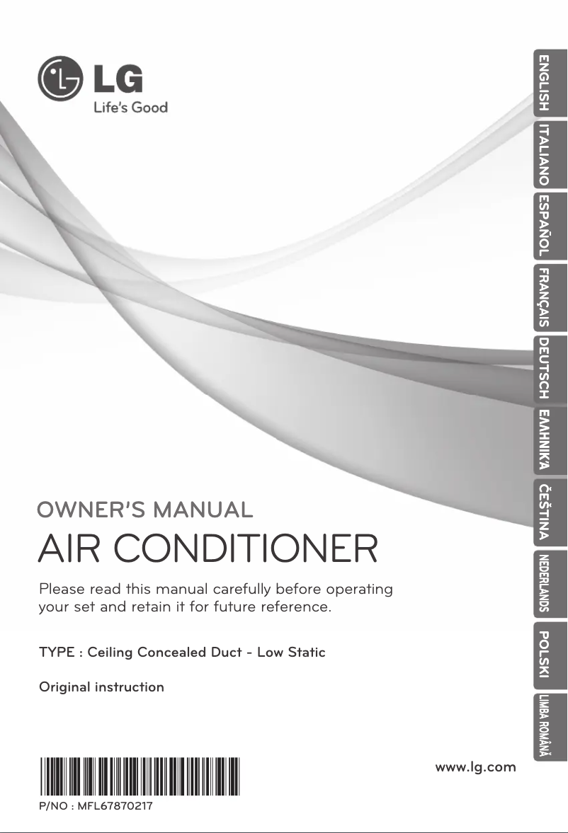 Página 1 del manual Manual de usuario LG ARNU05GL1G2