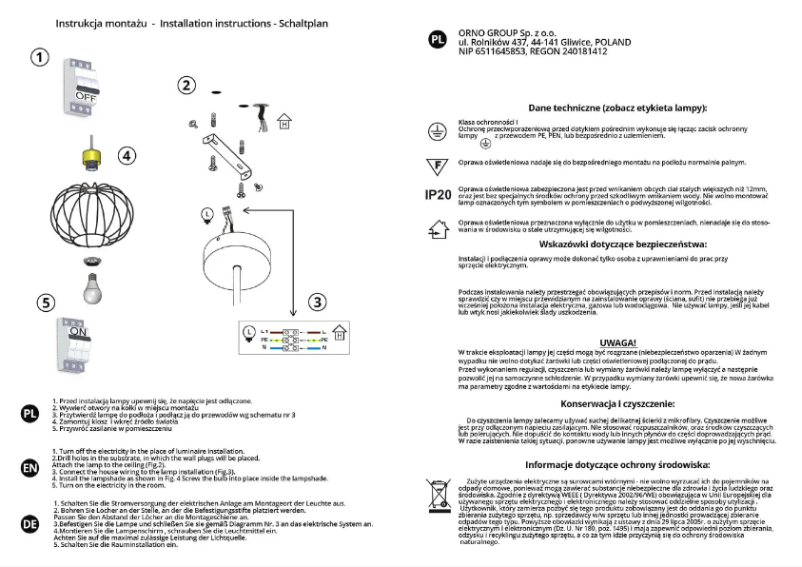 Página 1 del manual Manual de usuario Adviti AD-LD-6266WE27M