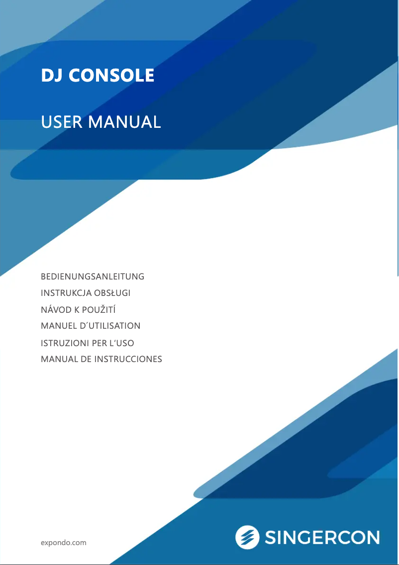 Imagen de la primera página del manual del dispositivo CON.DJB02