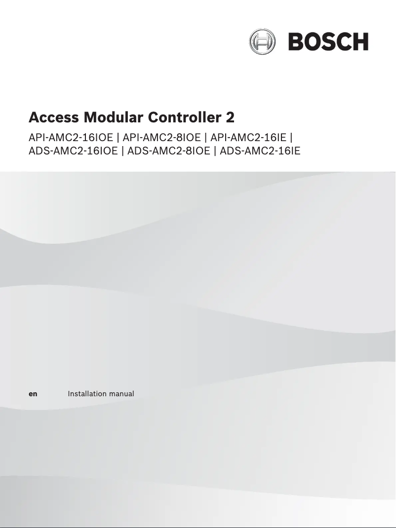Imagen de la primera página del manual del dispositivo Access Modular Controller 2