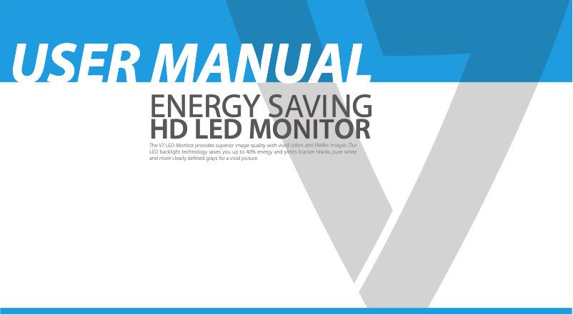 Imagen de la primera página del manual del dispositivo L27000WHS-9E