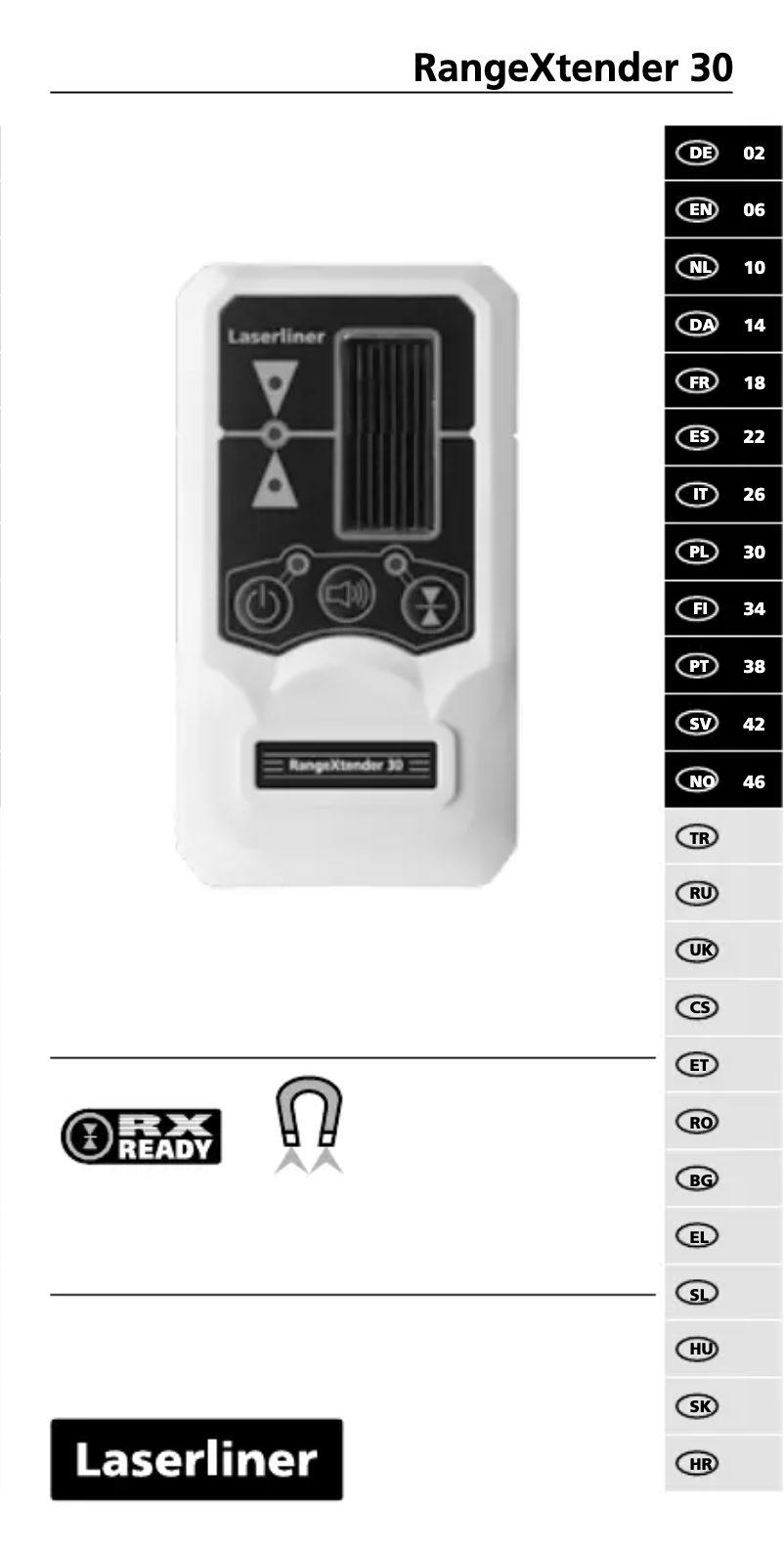 Página 1 del manual Manual de usuario Laserliner RangeXtender 30
