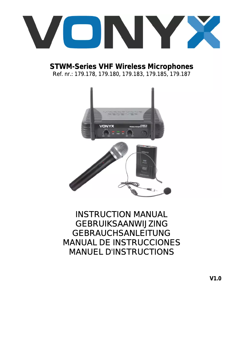 Imagen de la primera página del manual del dispositivo STWM712C