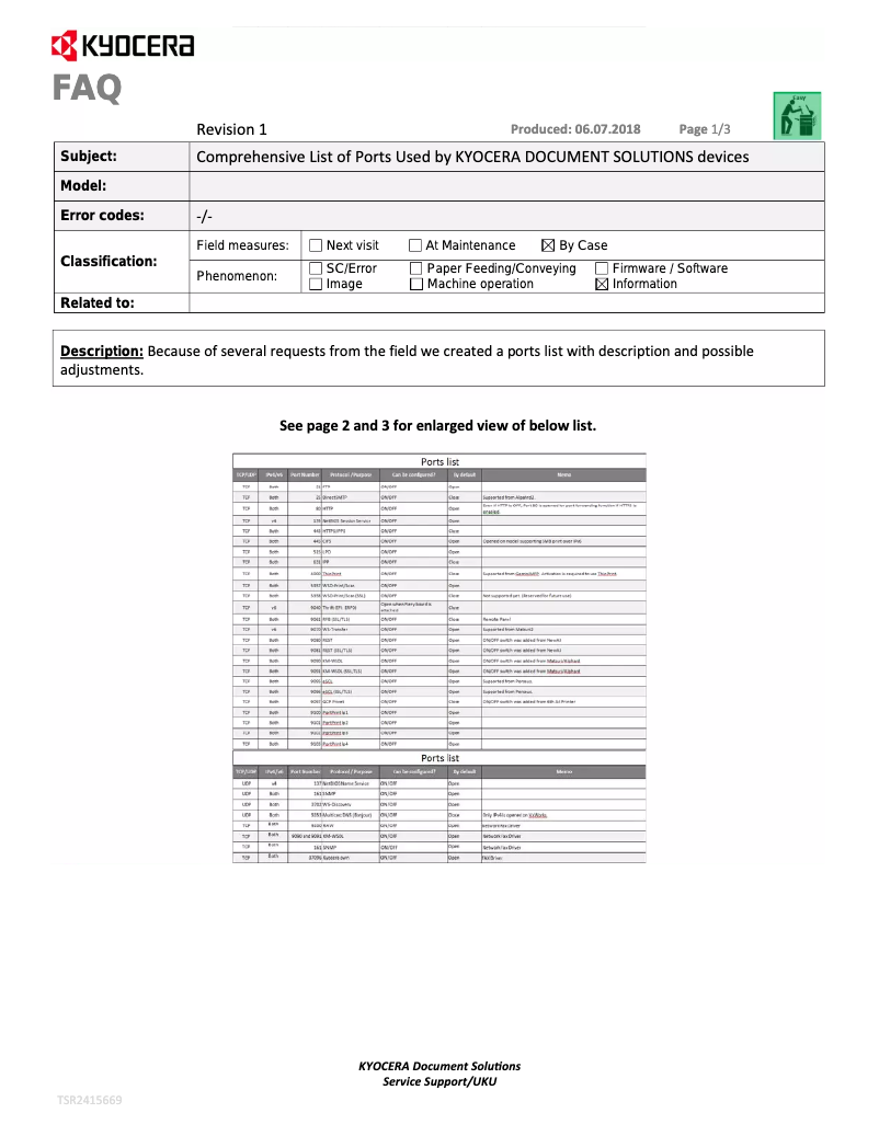 Imagen de la primera página del manual del dispositivo ECOSYS P2235dn