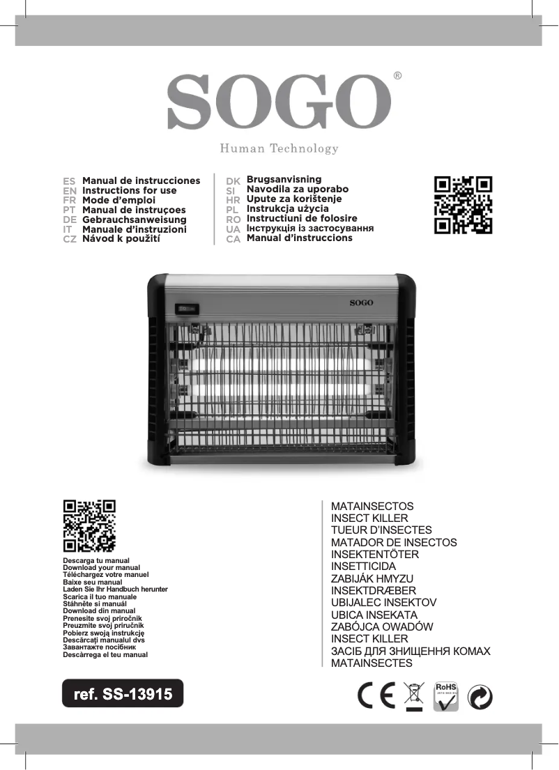 Página nº 1 - Manual de usuario Sogo SS-13915