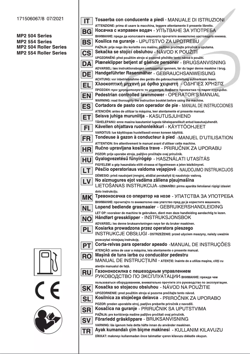 Página 1 del manual Manual de usuario Stiga Twinclip 50 SQ H