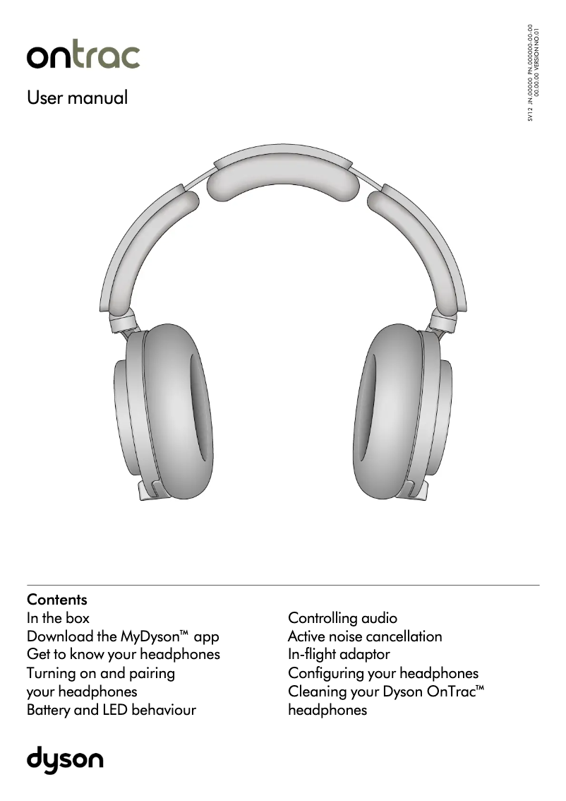 Imagen de la primera página del manual del dispositivo OnTrac