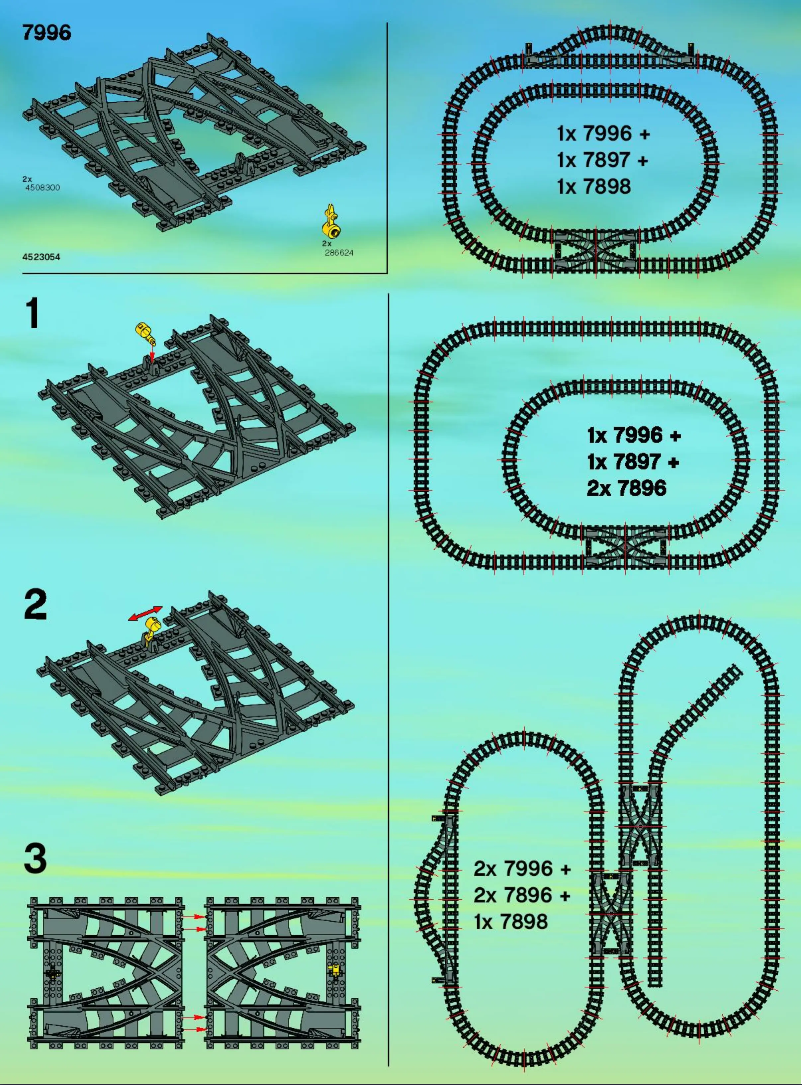 Página 1 del manual Manual de usuario Lego Train Rail Crossing