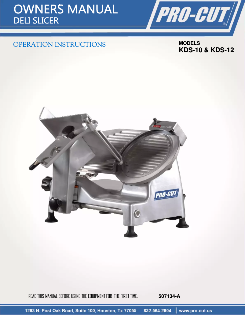 Imagen de la primera página del manual del dispositivo KDS-10