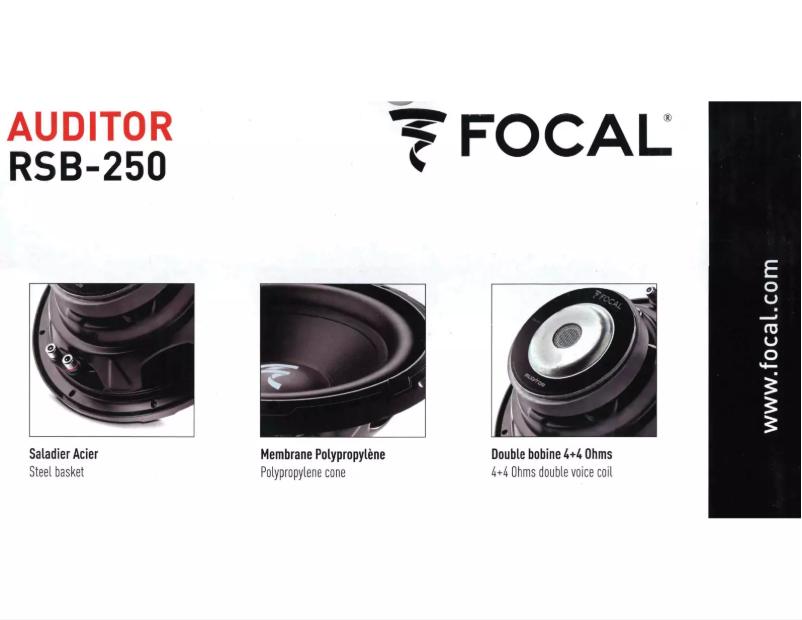 Imagen de la primera página del manual del dispositivo Auditor RSB-250