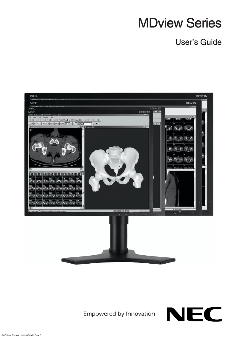 Imagen de la primera página del manual del dispositivo MDview 193