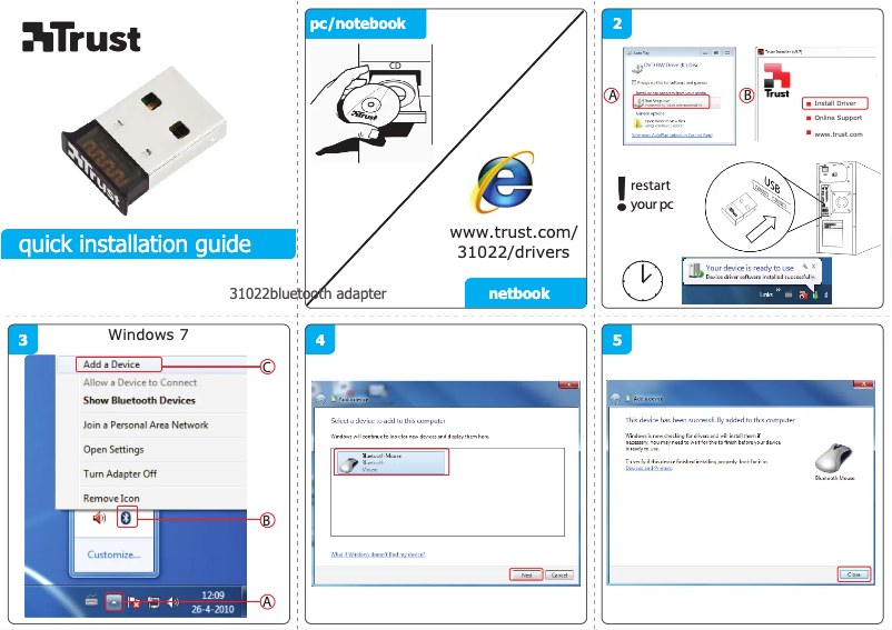 Página nº 1 - Manual de usuario Trust 31022