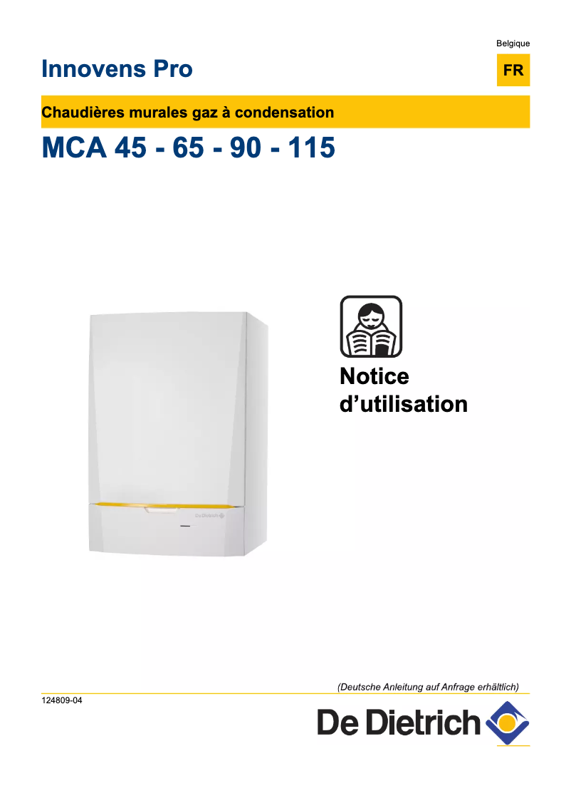 Imagen de la primera página del manual del dispositivo MCA 45