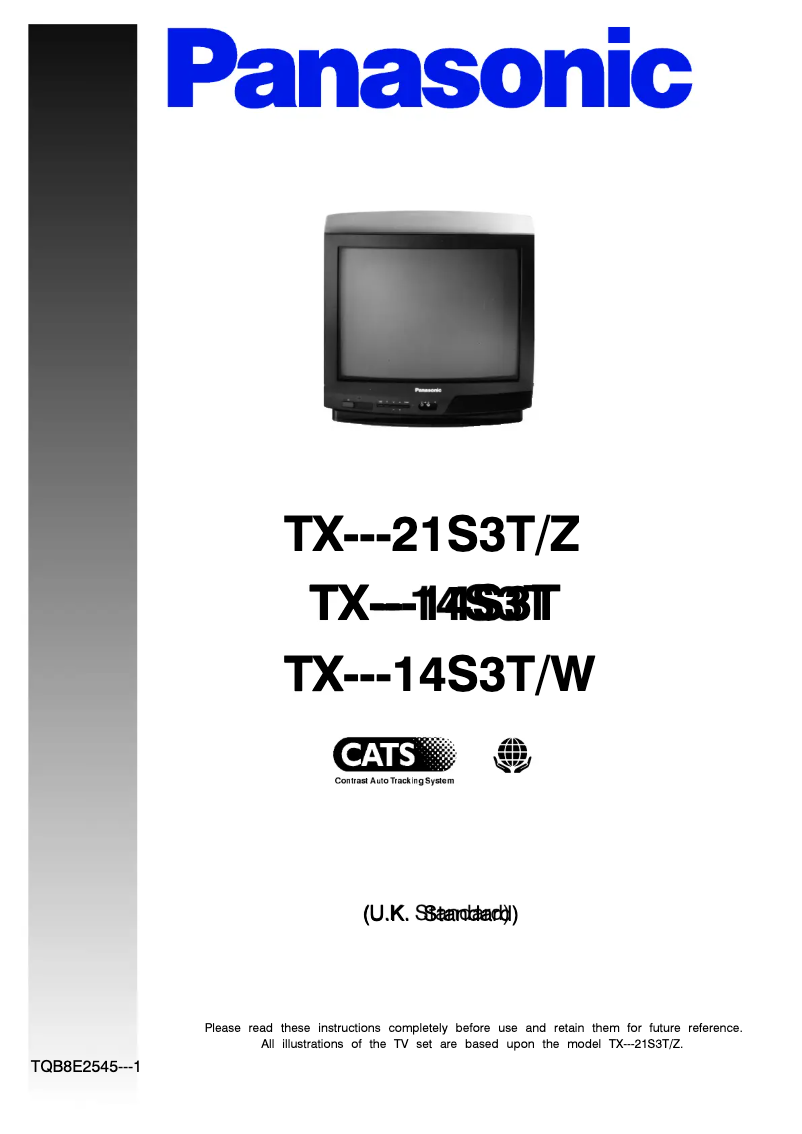 Imagen de la primera página del manual del dispositivo TX-21S3TZ
