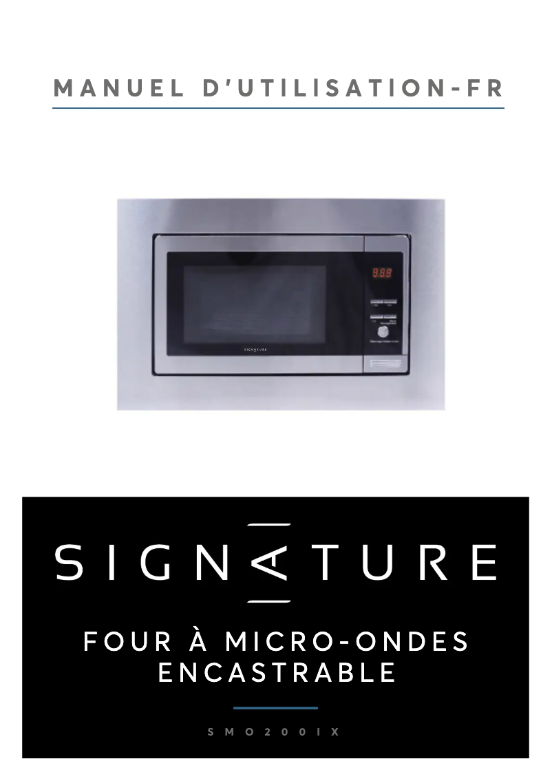 Página 1 del manual Manual de usuario Signature SMO200IX