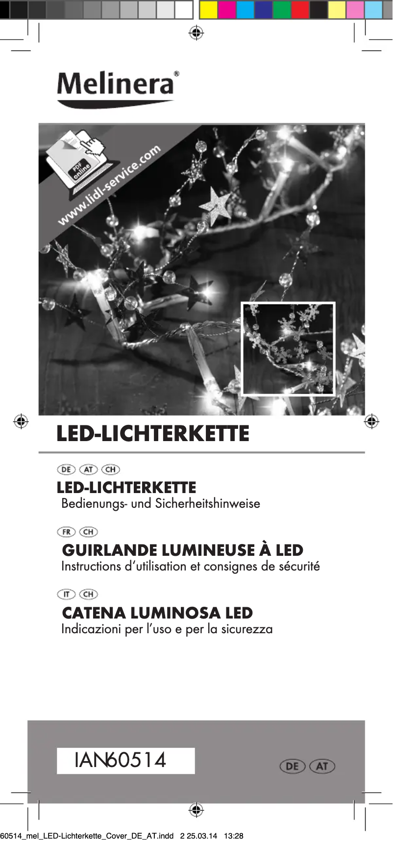 Página 1 del manual Manual de usuario Melinera IAN 60514