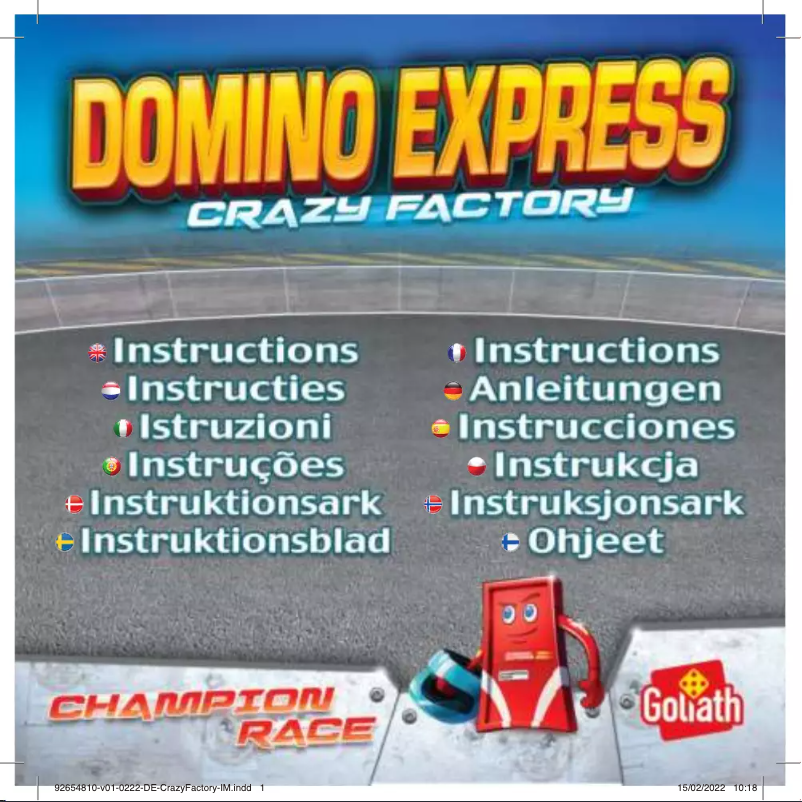 Página nº 1 - Manual de usuario Goliath Domino Express Crazy Factory