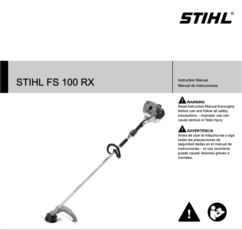 Página 1 del manual Manual de usuario Stihl FS 100 RX