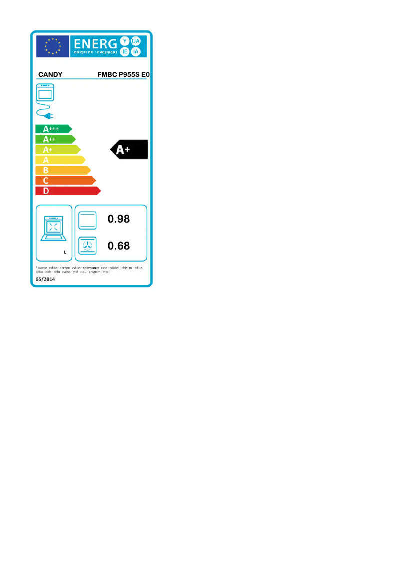 Imagen de la primera página del manual del dispositivo FMBC P955S E0