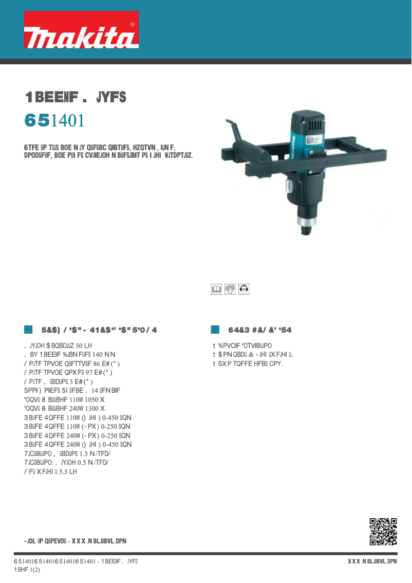 Imagen de la primera página del manual del dispositivo UT1401