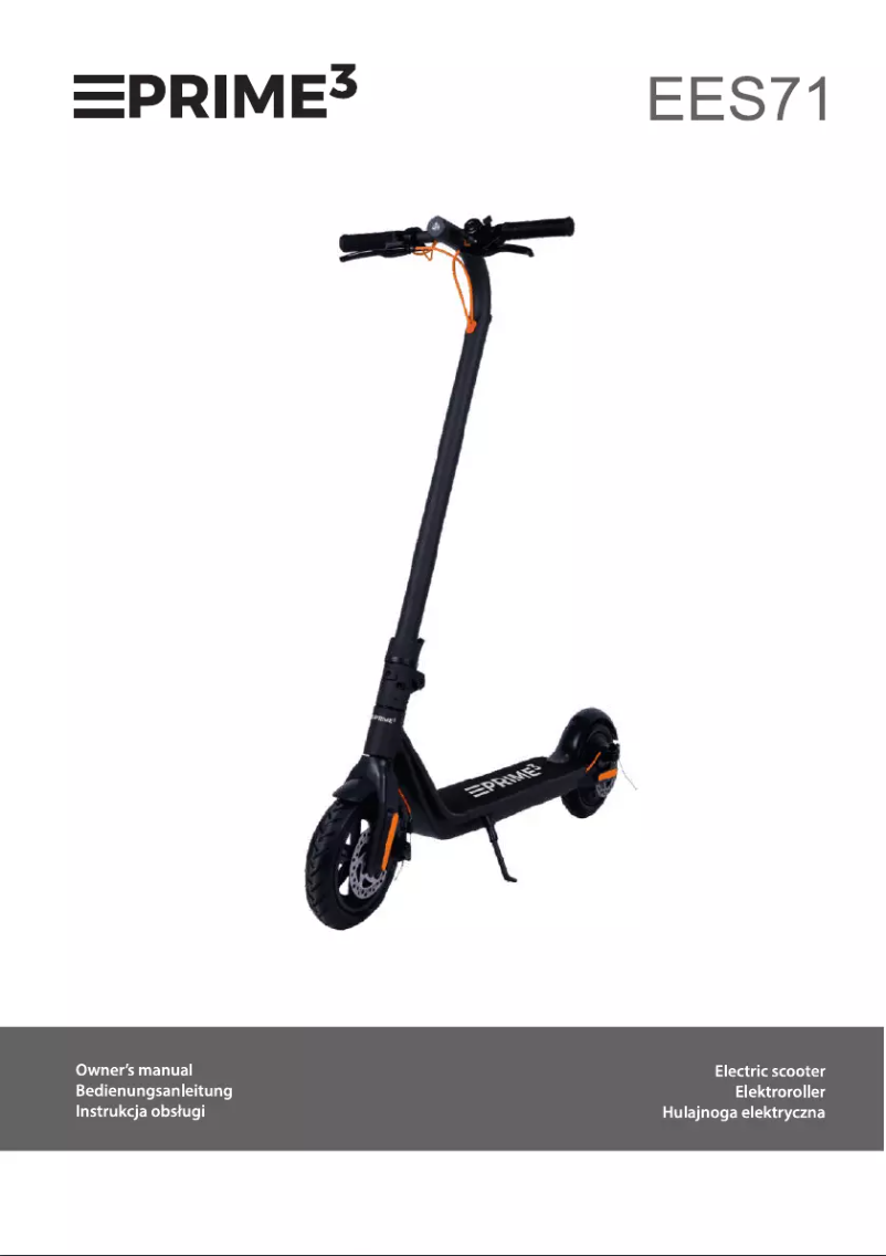 Imagen de la primera página del manual del dispositivo EES71