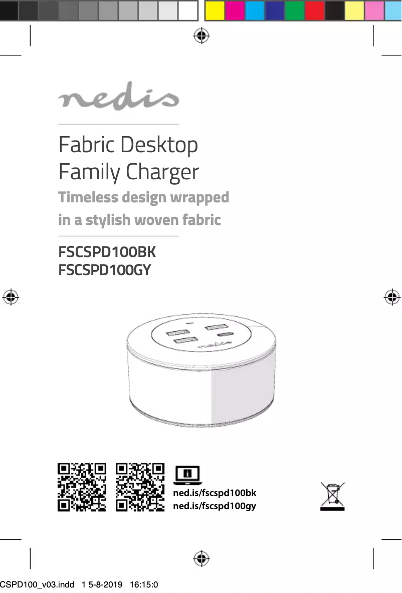 Página nº 1 - Manual de usuario Nedis FSCSPD100GY