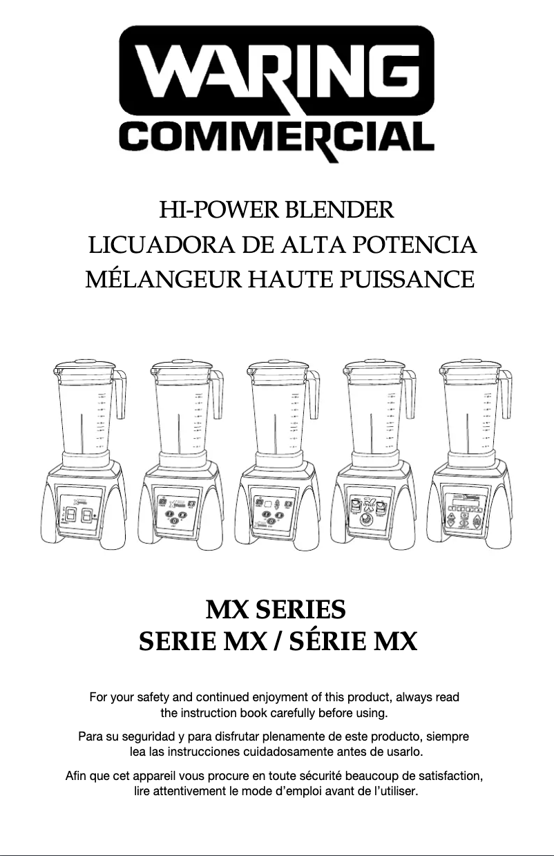 Imagen de la primera página del manual del dispositivo MX1200XTX